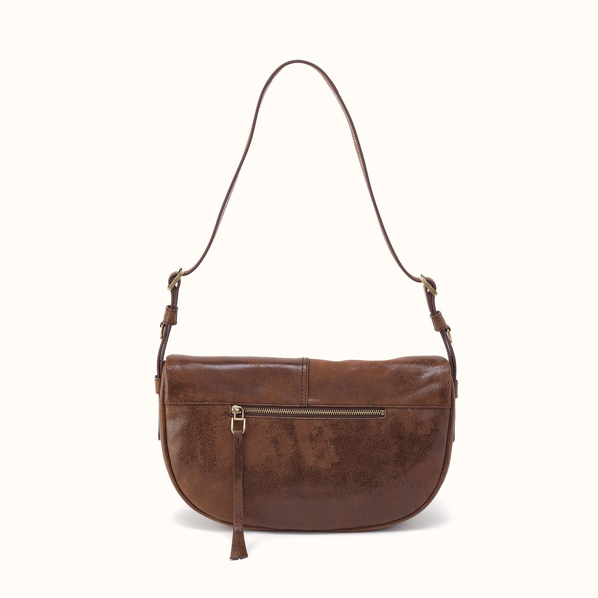 Contour Shoulder Crossbody In Buffed Leather