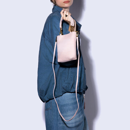 Tennessee Mini Bag in Buffed Leather - Blossom