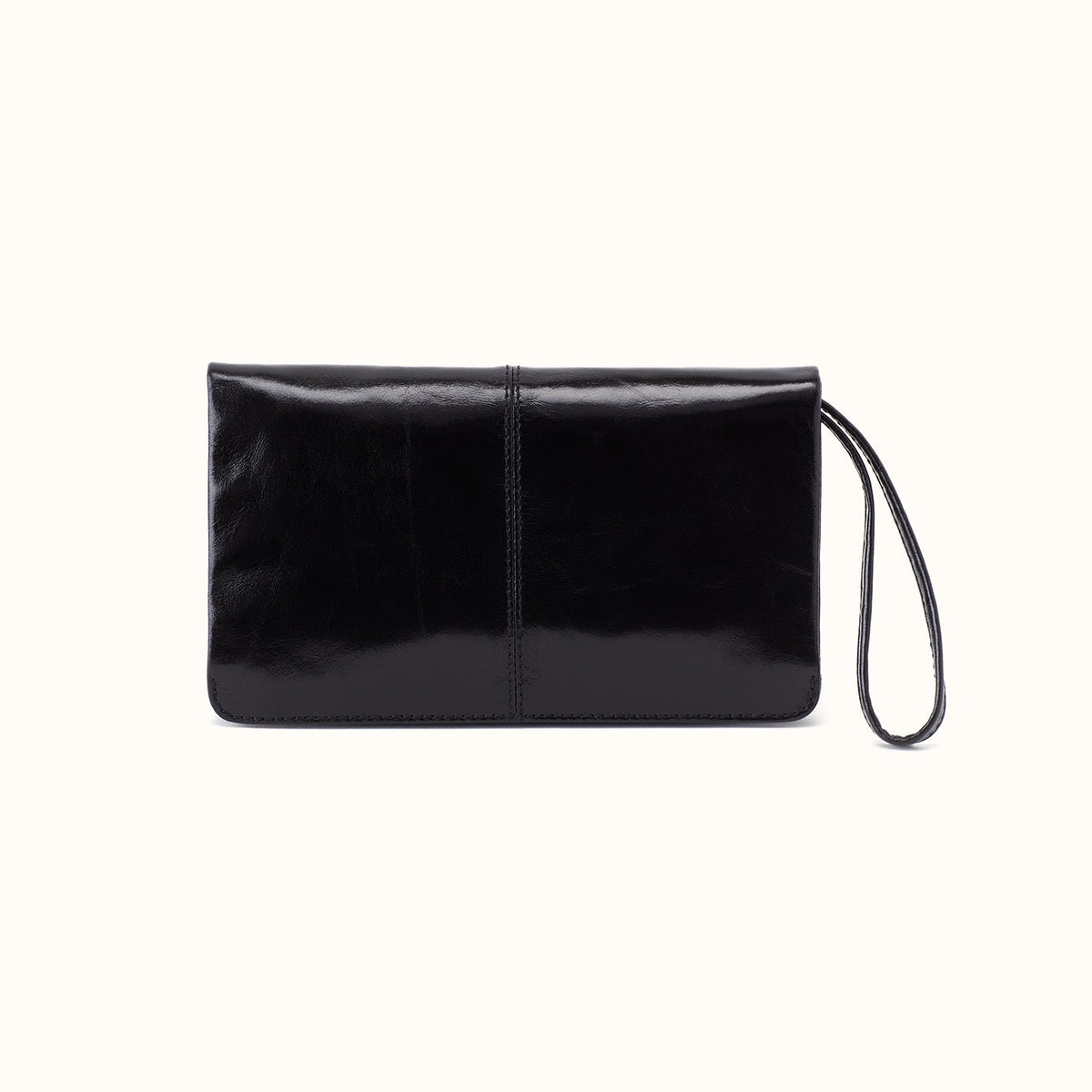 Evolve Wristlet In Polished Leather