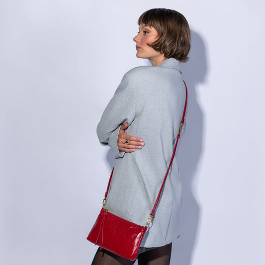 Darcy Crossbody In Polished Leather