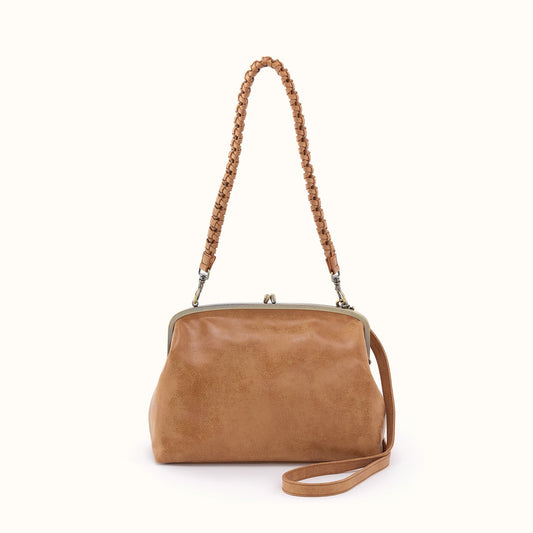 Alba Frame Large Shoulder In Buffed Leather