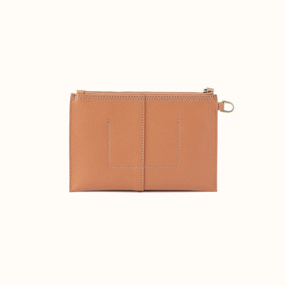 Vida Small Pouch In Micro Pebbled Leather