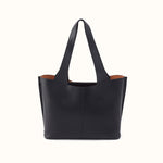 Vida Tote In Micro Pebbled Leather