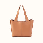 Vida Tote In Micro Pebbled Leather