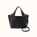 Vida Small Tote In Micro Pebbled Leather