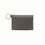 Vida Card Case in Micro Pebbled Leather - Desert Palm- FOL