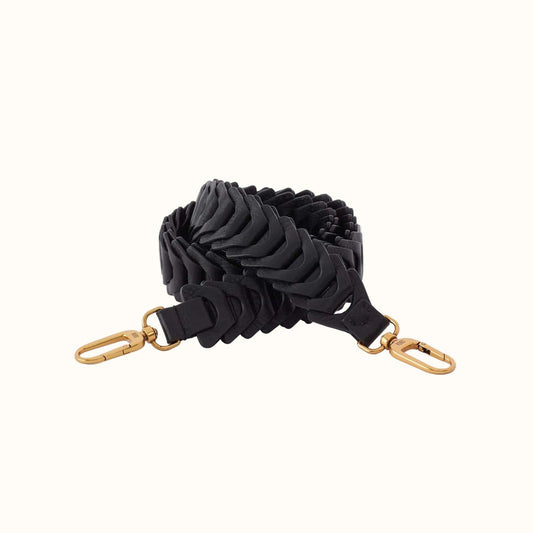Leather Link Strap In Polished Leather