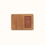 Euro Slide Card Case In Buffed Leather - Whiskey- FOL