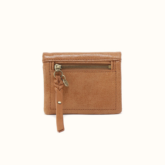 Lumen Mini Wallet In Buffed Leather