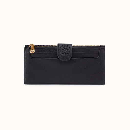Dunn Continental Wallet In Pebbled Leather
