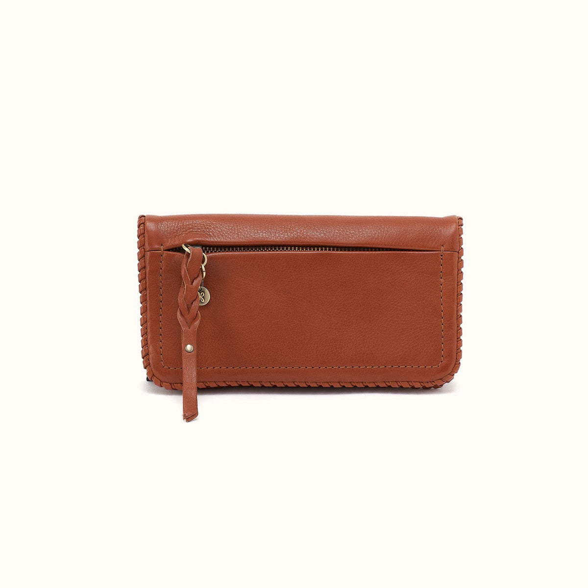 Lumen Continental Wallet In Washed Leather
