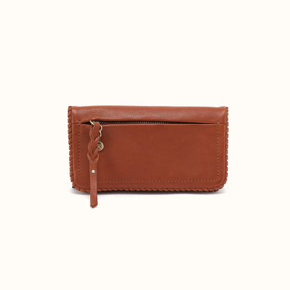 Lumen Continental Wallet In Washed Leather