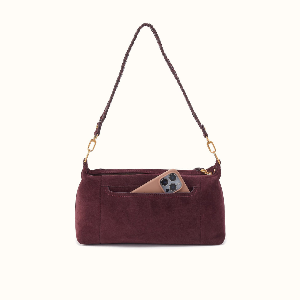 Darcy Shoulder In Suede Leather