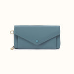 Goldie Large Wallet in Pebbled Leather - Agave Leaf- FOL