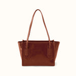 Expedition Small Tote in Patina Leather - Pecan Ridge- FOL