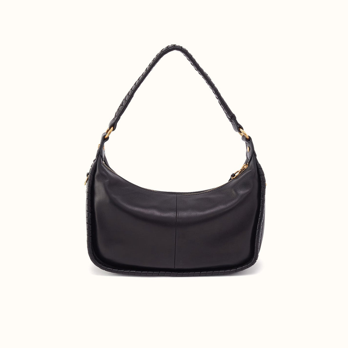 Mia Crescent Hobo In Smooth Leather
