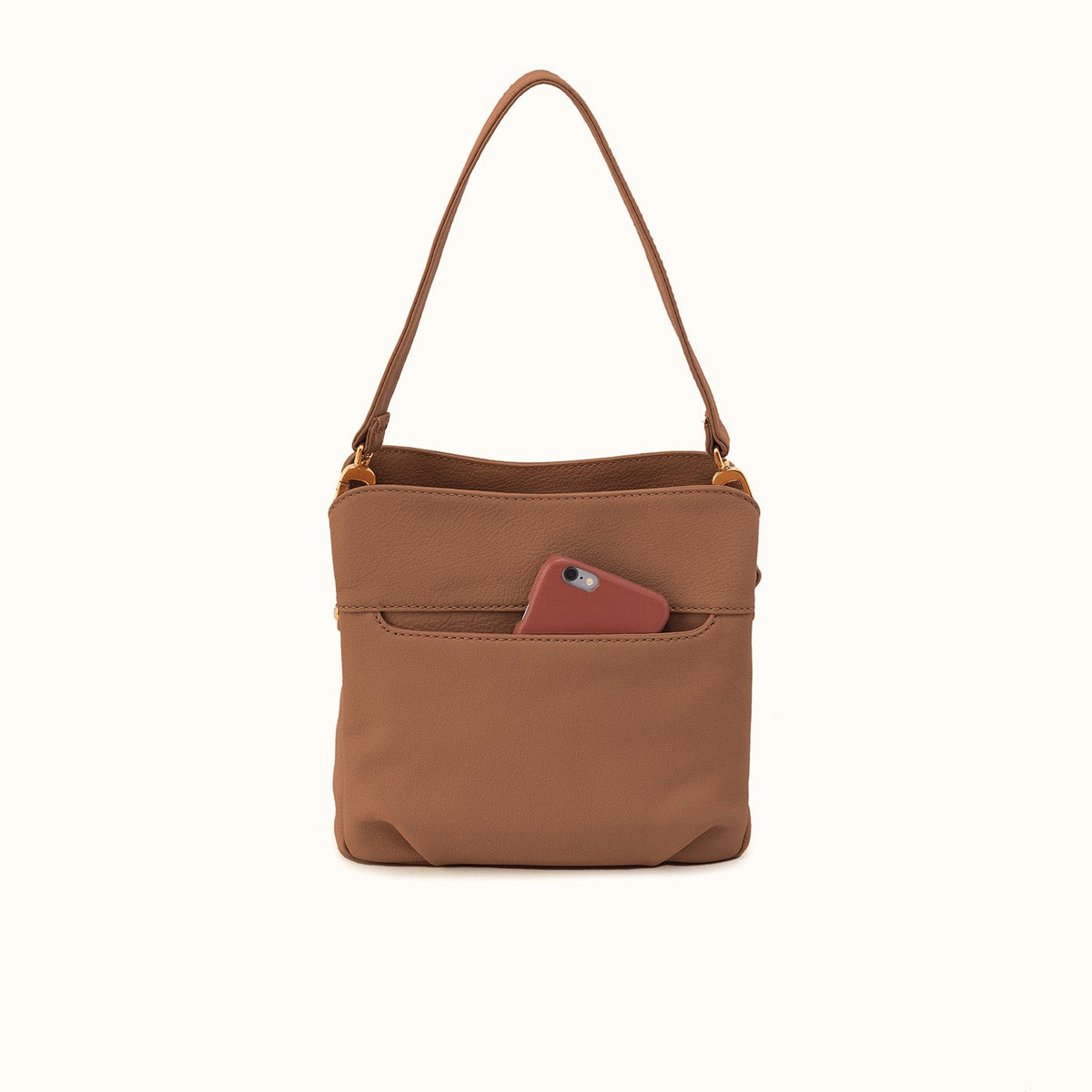 Starr Convertible Shoulder In Pebbled Leather