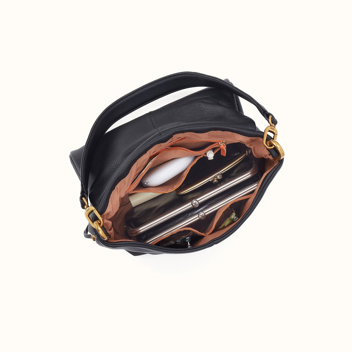 Harley Convertible Shoulder In Pebbled Leather