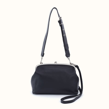 Alba Frame Large Shoulder In Pebbled Leather
