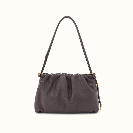 Isabelle Shoulder In Pebbled Leather