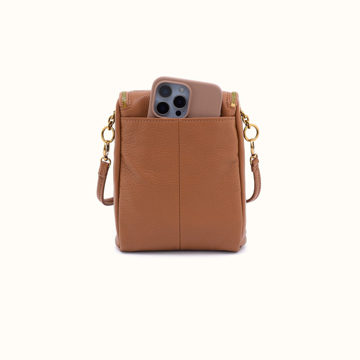 Fern Duo Crossbody In Pebbled Leather