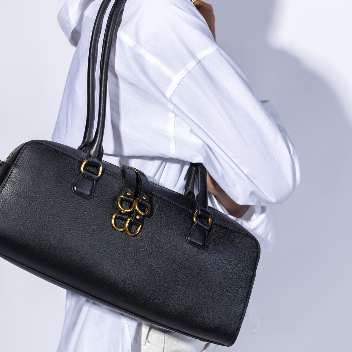 Sadie Satchel In Pebbled Leather