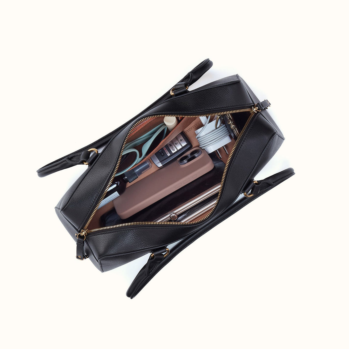 Sadie Satchel In Pebbled Leather