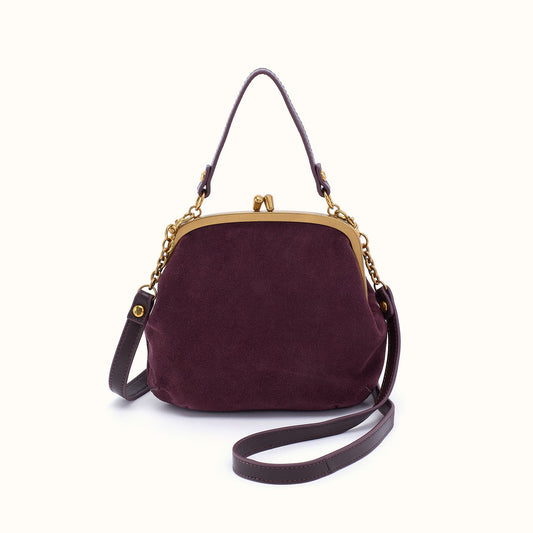 Alba Frame Crossbody In Suede Leather