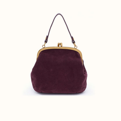 Alba Frame Crossbody In Suede Leather
