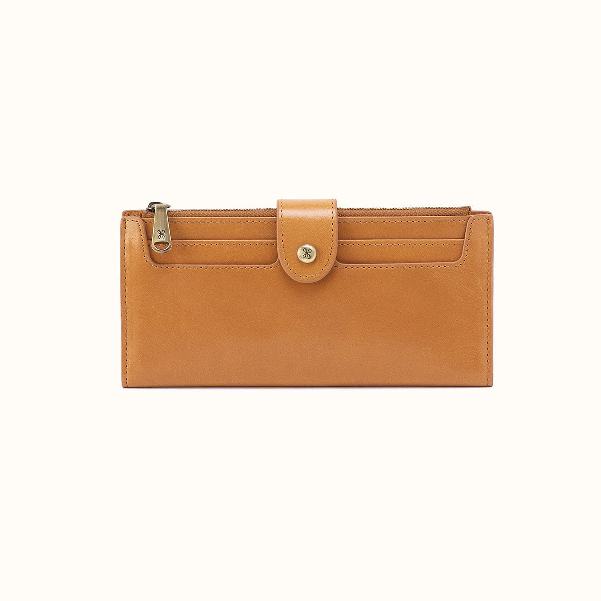 Dunn Continental Wallet In Polished Leather
