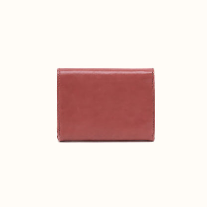 Robin Compact Wallet In Polished Leather