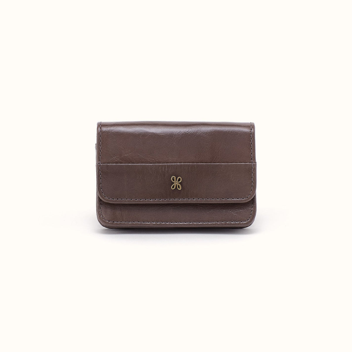 Jill Flap Card Case in Polished Leather - Hearthstone- FOL