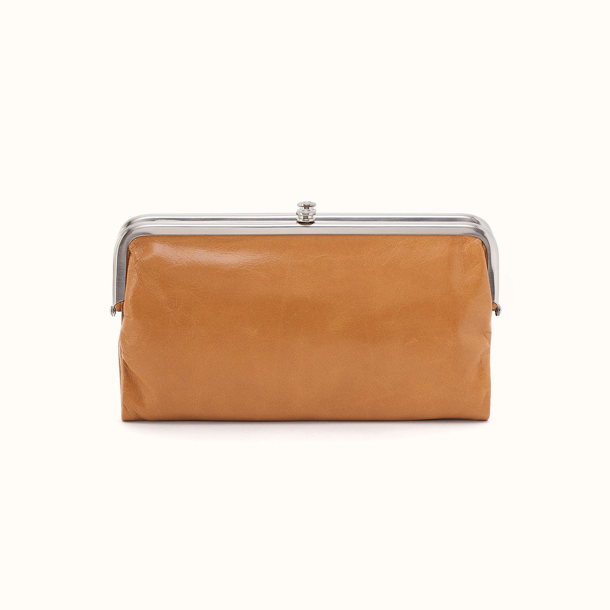 Lauren Clutch-Wallet In Polished Leather