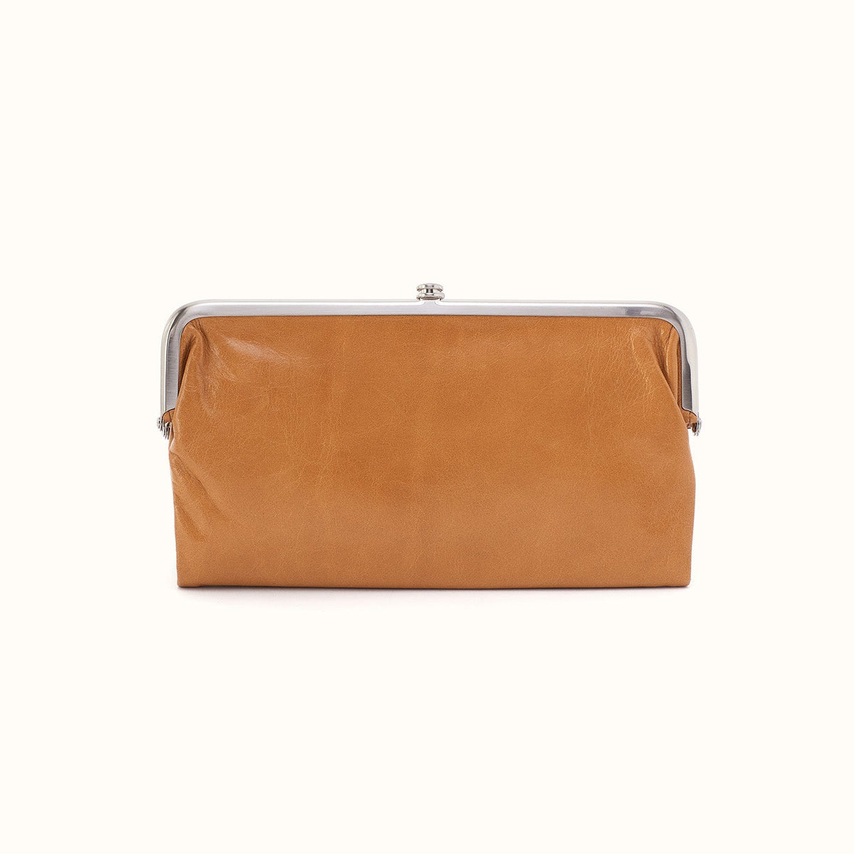 Lauren Clutch-Wallet In Polished Leather