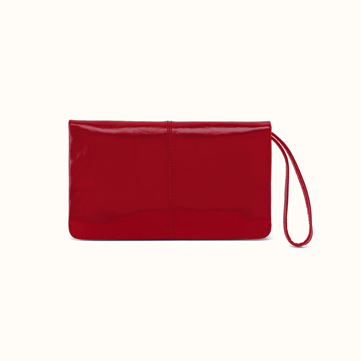 Evolve Wristlet In Polished Leather