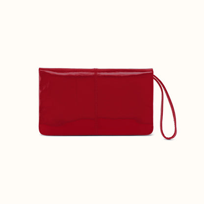 Evolve Wristlet In Polished Leather