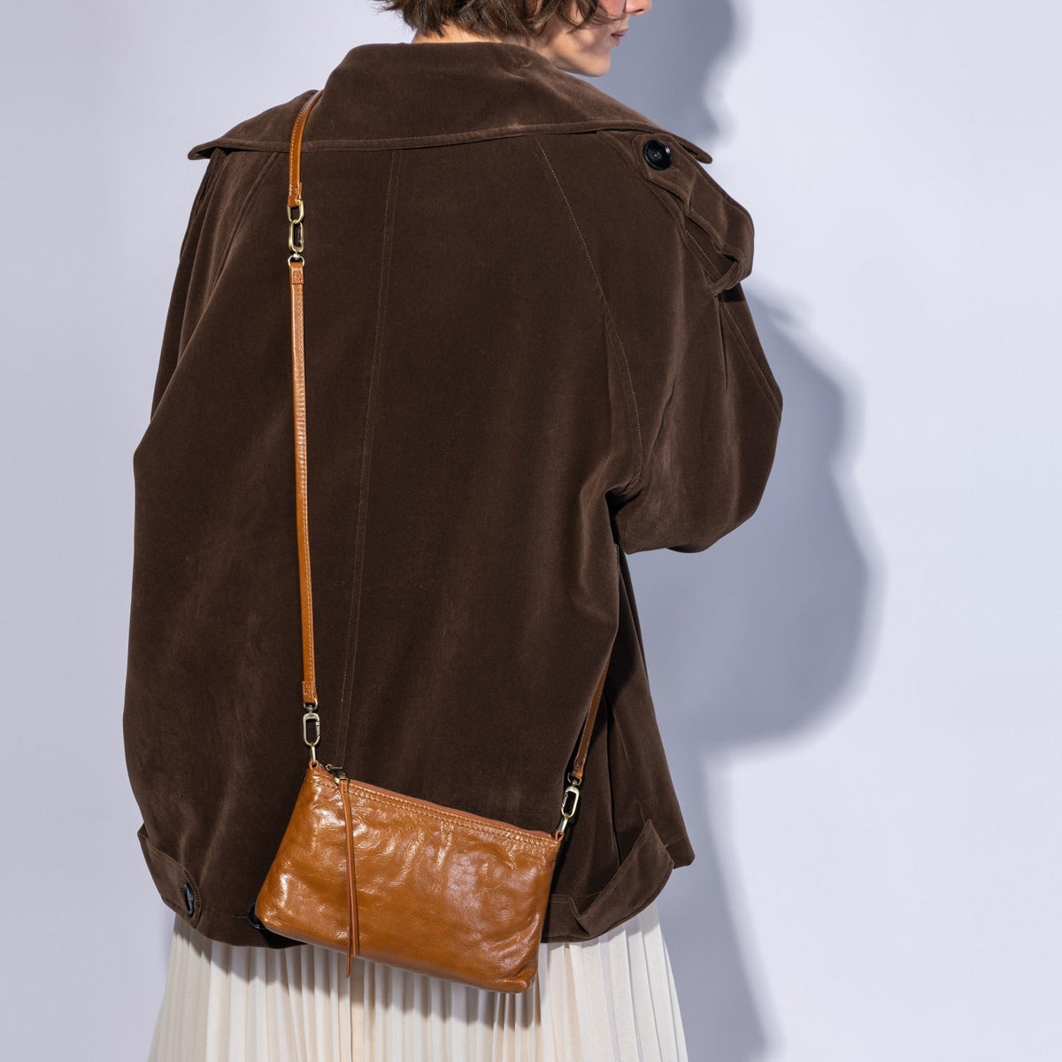 Darcy Crossbody In Polished Leather