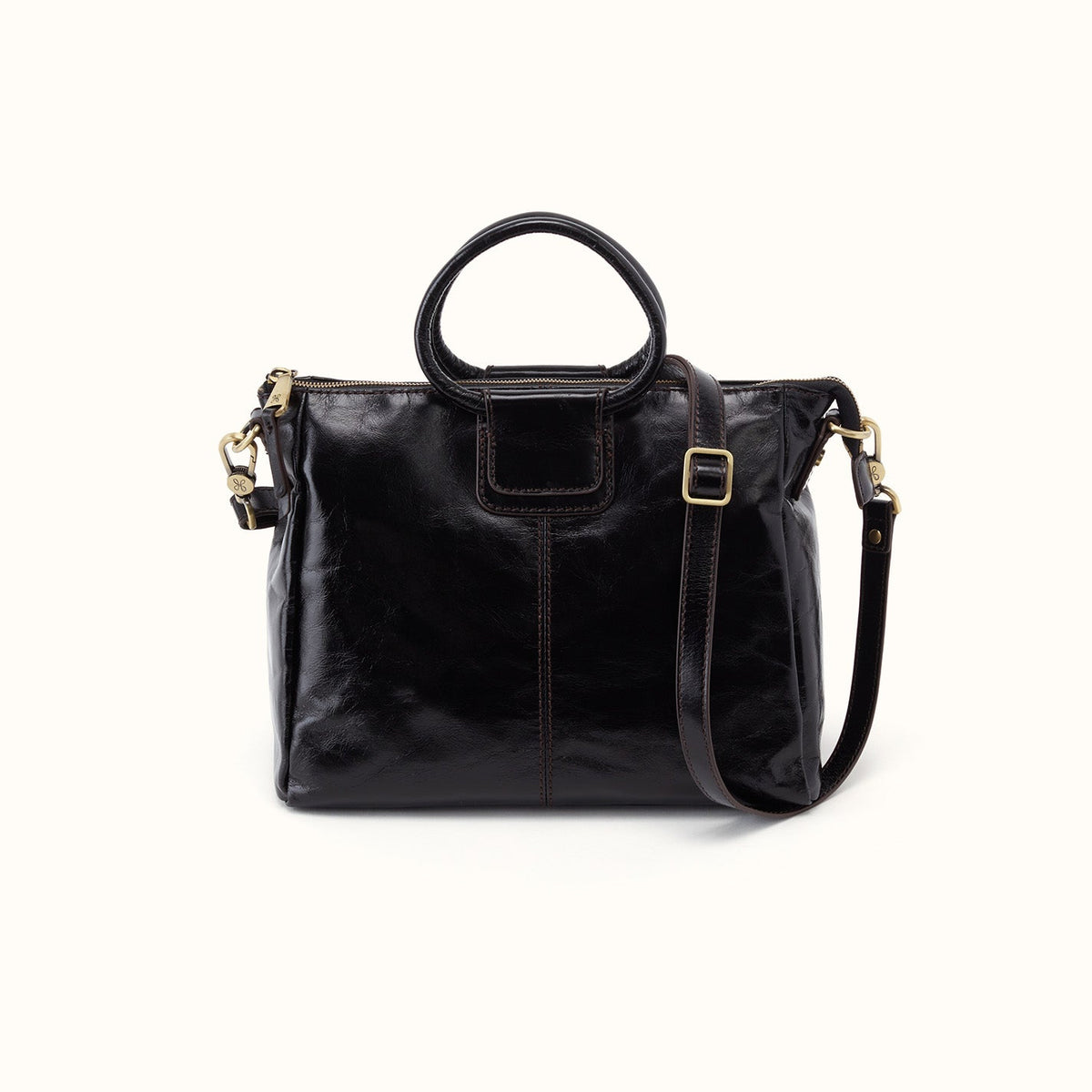 Sheila Medium Satchel In Polished Leather