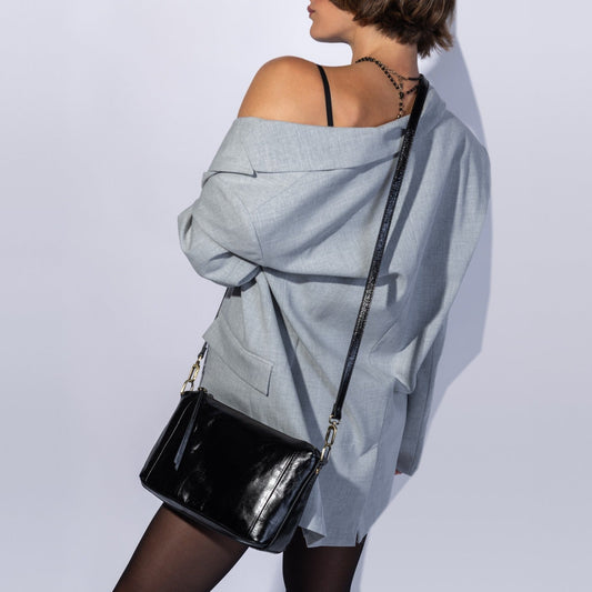 Darcy Carry-All Crossbody In Polished Leather