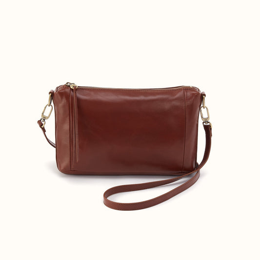 Darcy Carry-All Crossbody In Polished Leather