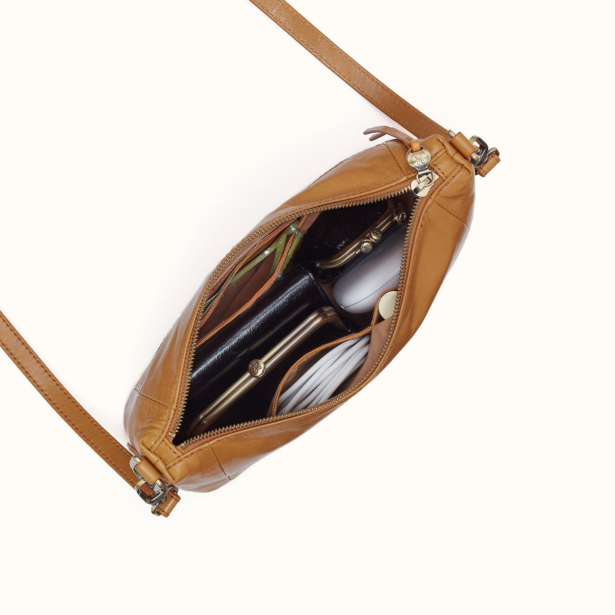 Darcy Carry-All Crossbody In Polished Leather