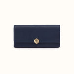 Hutton Large Wallet In Micrograin Leather