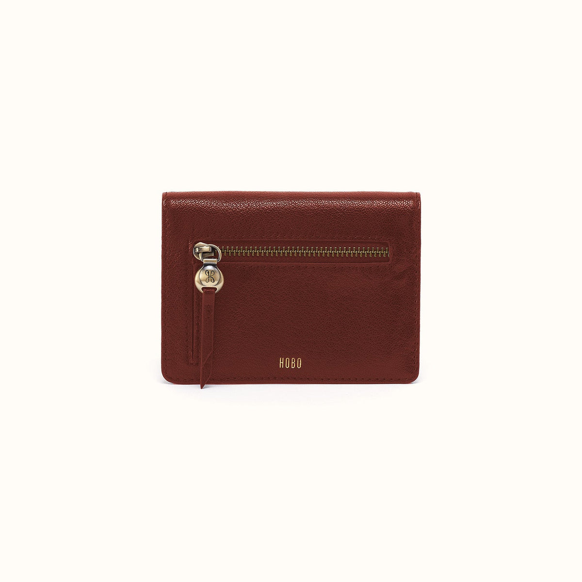 Hutton Small Wallet In Micrograin Leather
